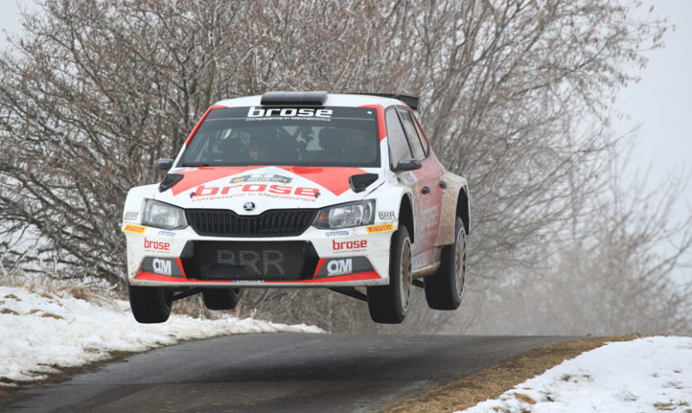 Klasse-DRM-Auftakt mit Gesamtplatz 2 für das Brose Rallye Team