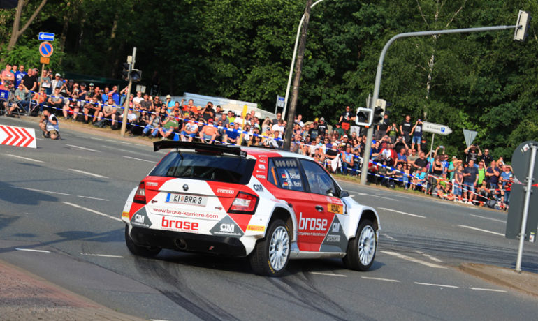 Das Brose Rallye Team hat in Sachsen die DRM-Führung ausgebaut