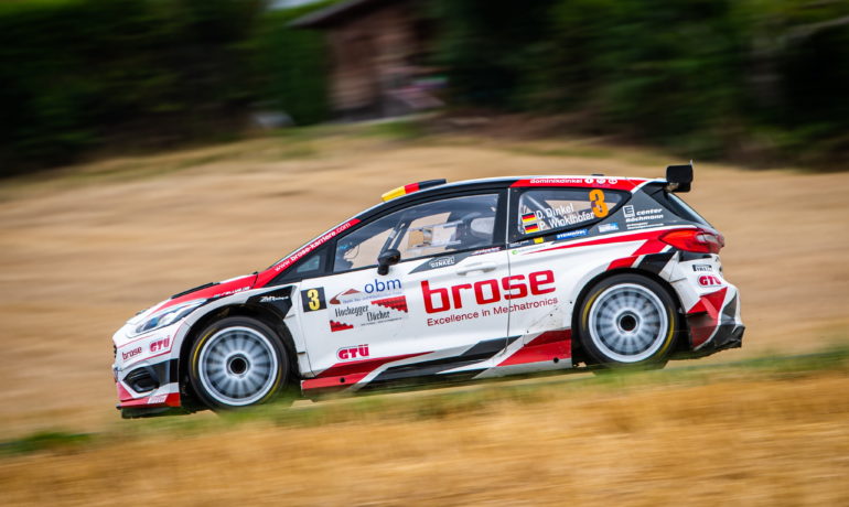 Dominik Dinkel hat den deutschen Rallyetitel im Visier